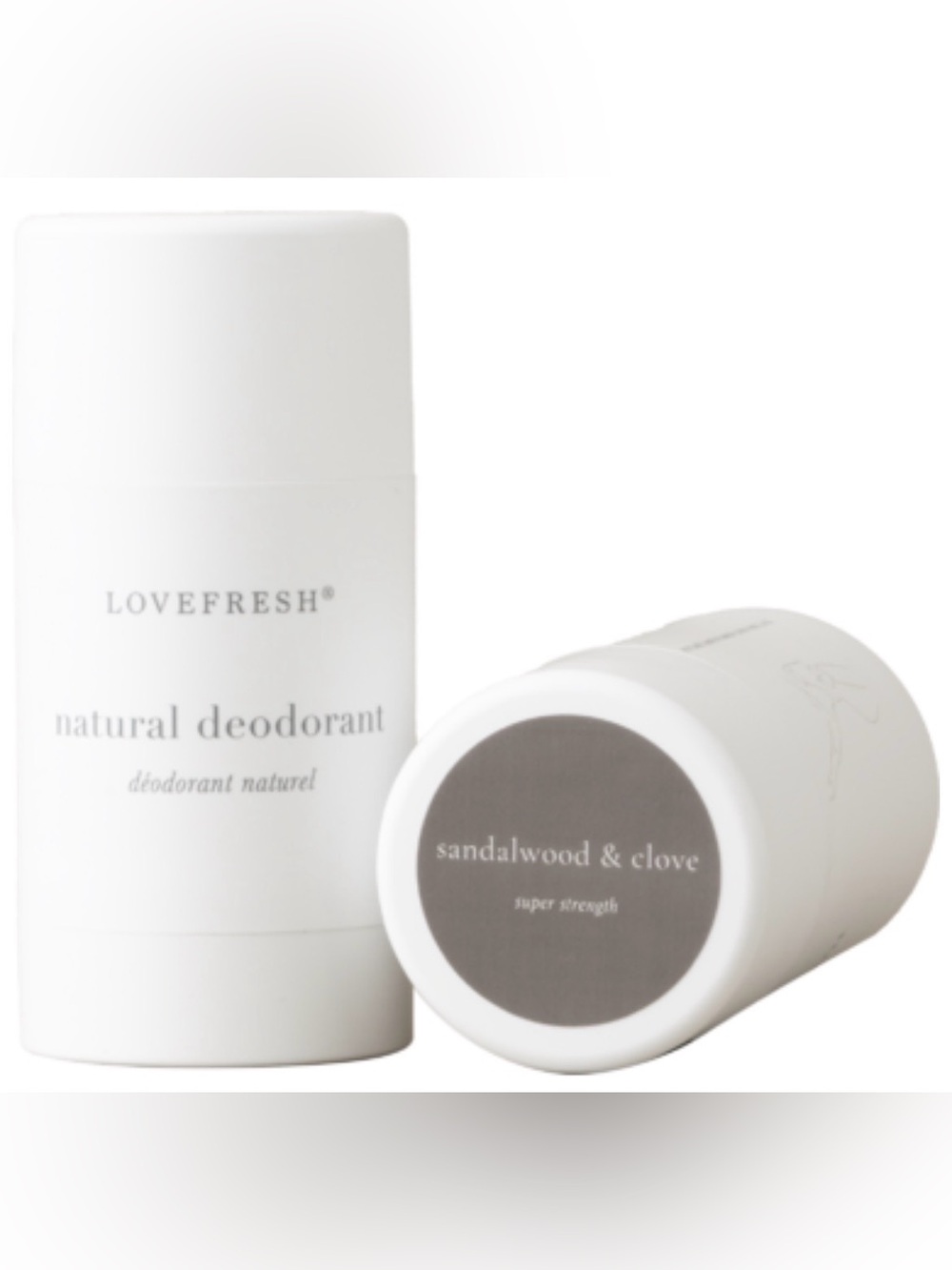 NEW! Lovefresh Natural Deodorant Super Strength Sandalwood & Clove